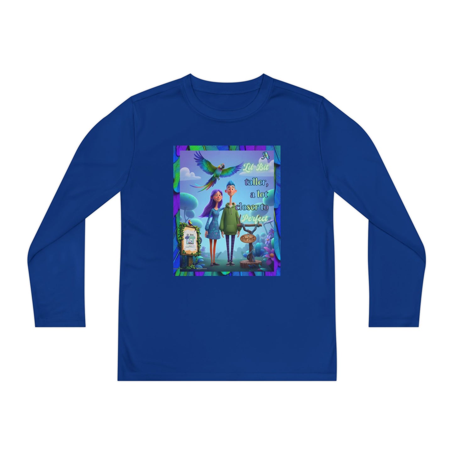 Youth Long Sleeve Tee - 'A Lil Bit taller, a lot closer to Perfect' - Lil Bits of Perfection Collection