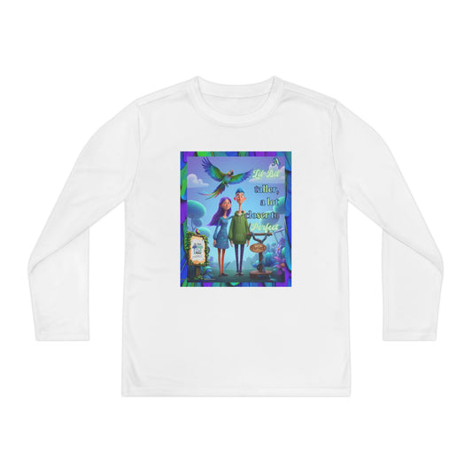 Youth Long Sleeve Tee - 'A Lil Bit taller, a lot closer to Perfect' - Lil Bits of Perfection Collection