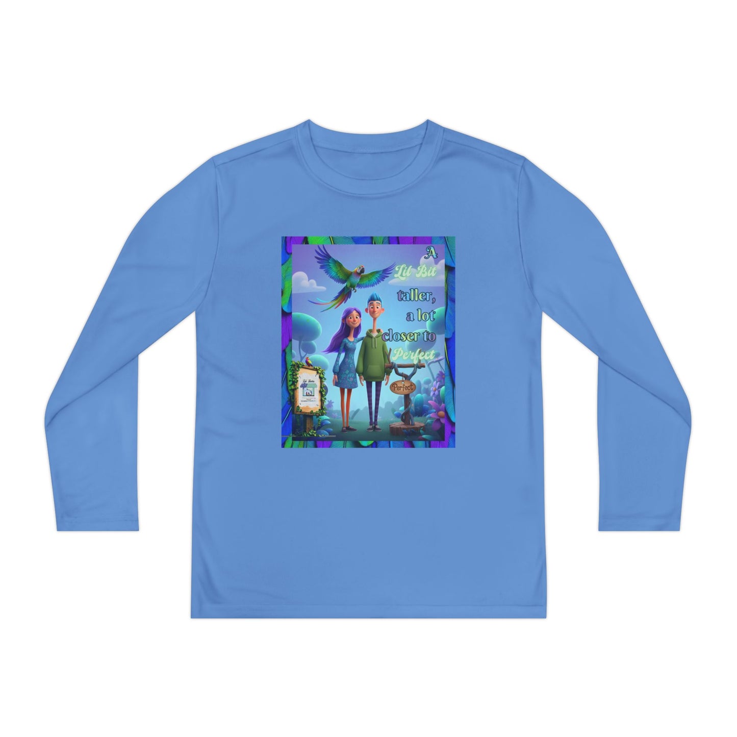 Youth Long Sleeve Tee - 'A Lil Bit taller, a lot closer to Perfect' - Lil Bits of Perfection Collection
