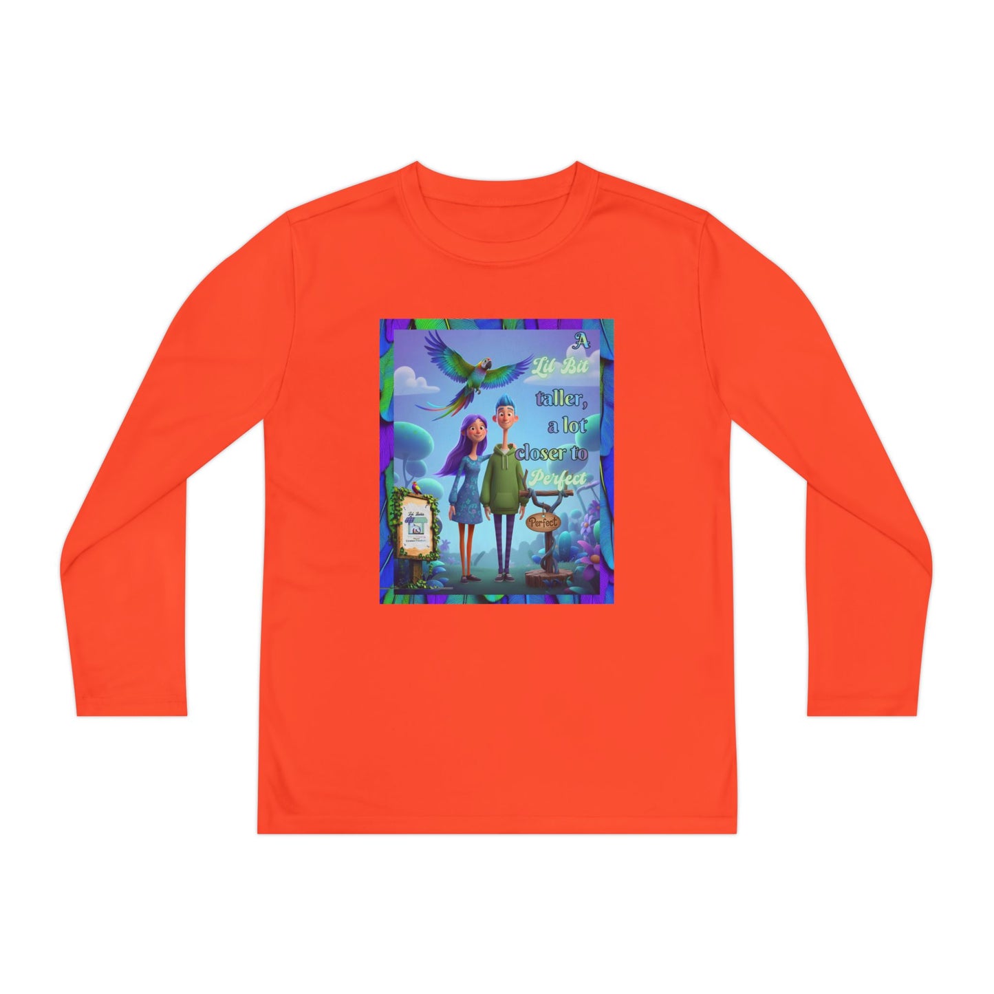 Youth Long Sleeve Tee - 'A Lil Bit taller, a lot closer to Perfect' - Lil Bits of Perfection Collection